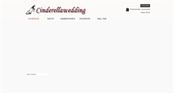 Desktop Screenshot of cinderellawedding.nl