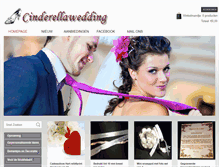 Tablet Screenshot of cinderellawedding.nl